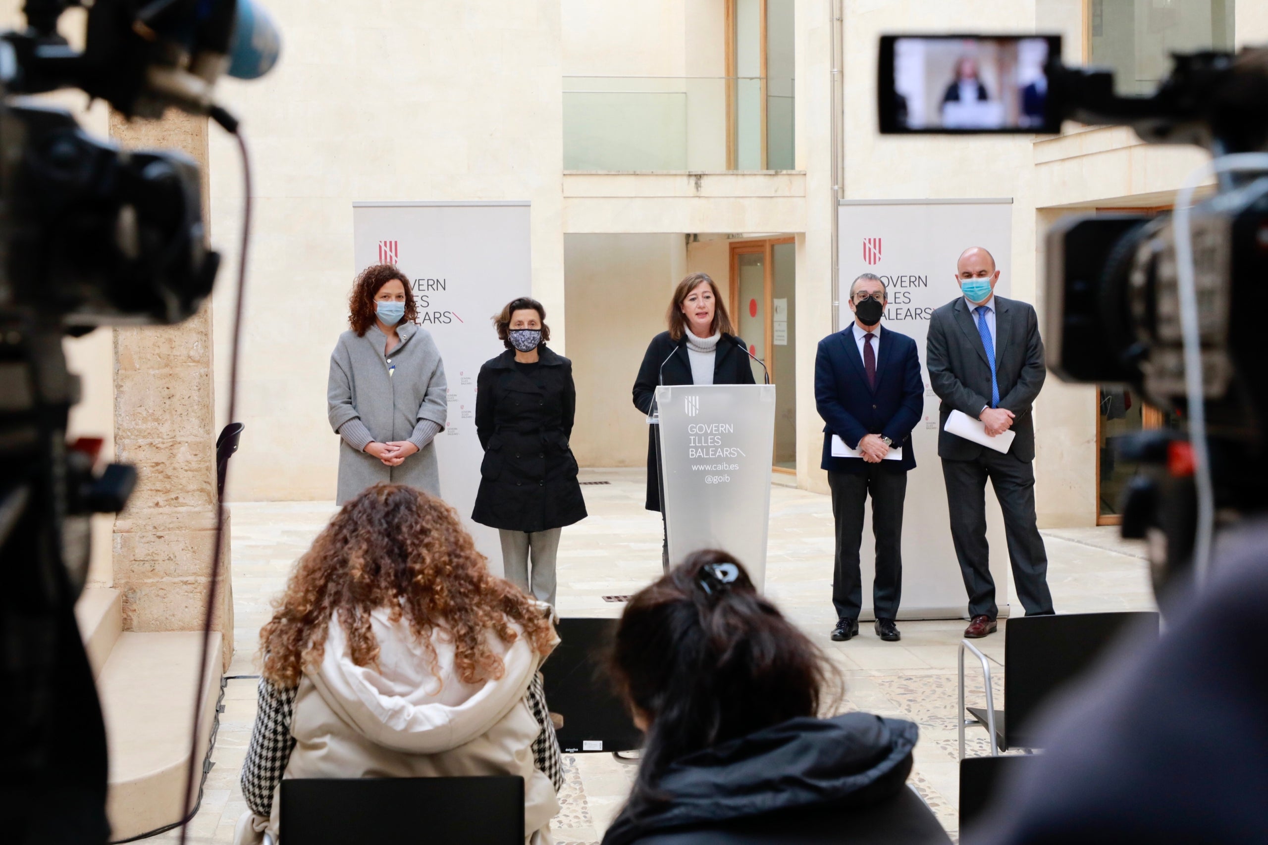 La presidenta Armengol presenta les mesures anunciades /CAIB