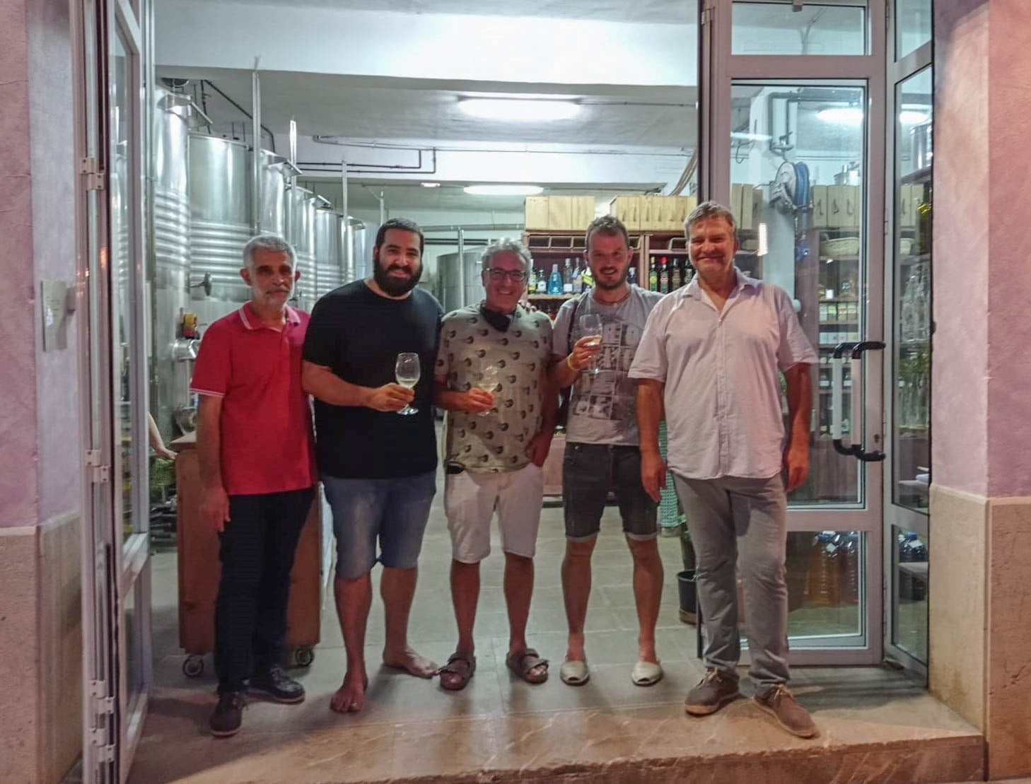 Primer Premi, d'esquerra a dreta: Bernat Calafat, Pau Riera, Tomeu Cifre 'Fus', Miquel Servera i Pere Calafat/Pepa Nuñez Castillo