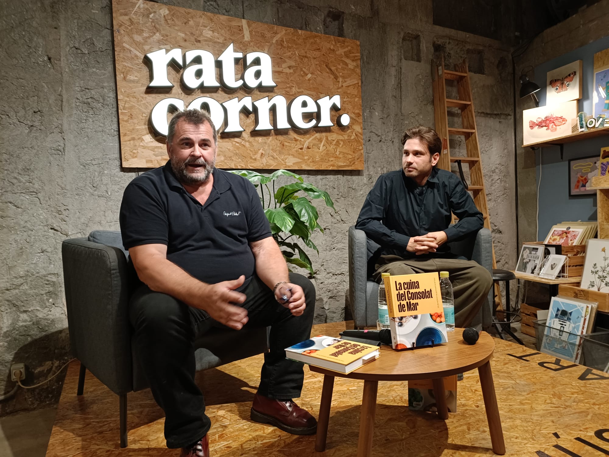 Calent va fer una presentació molt emotiva del llibre en el qual hi ha col·laborat recollint receptes de les Illes Balears/CR