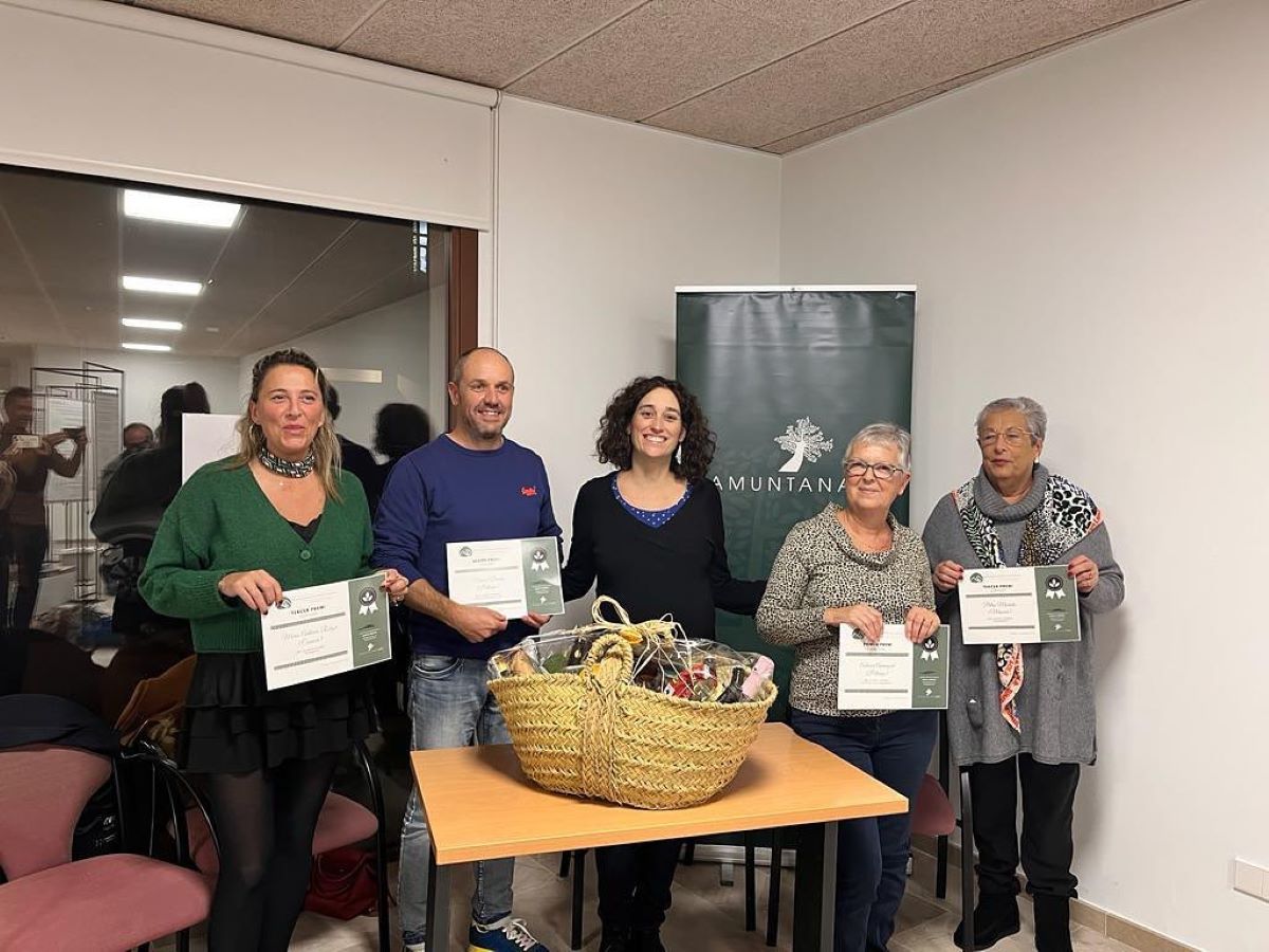 Imatge del lliurament dels premis de la tercera edició, celebrada a Pollença el 2022/Cedida