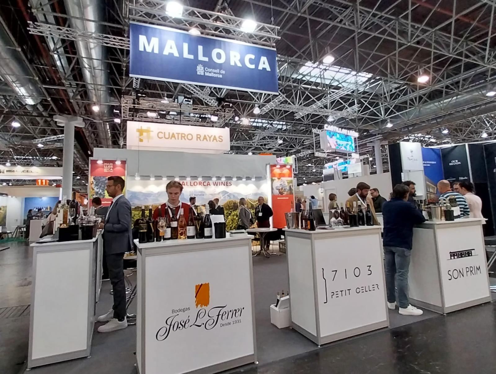 L'estand de Mallorca a ProWein, amb el doble d'espai de l'any passat/Consell de Mallorca
