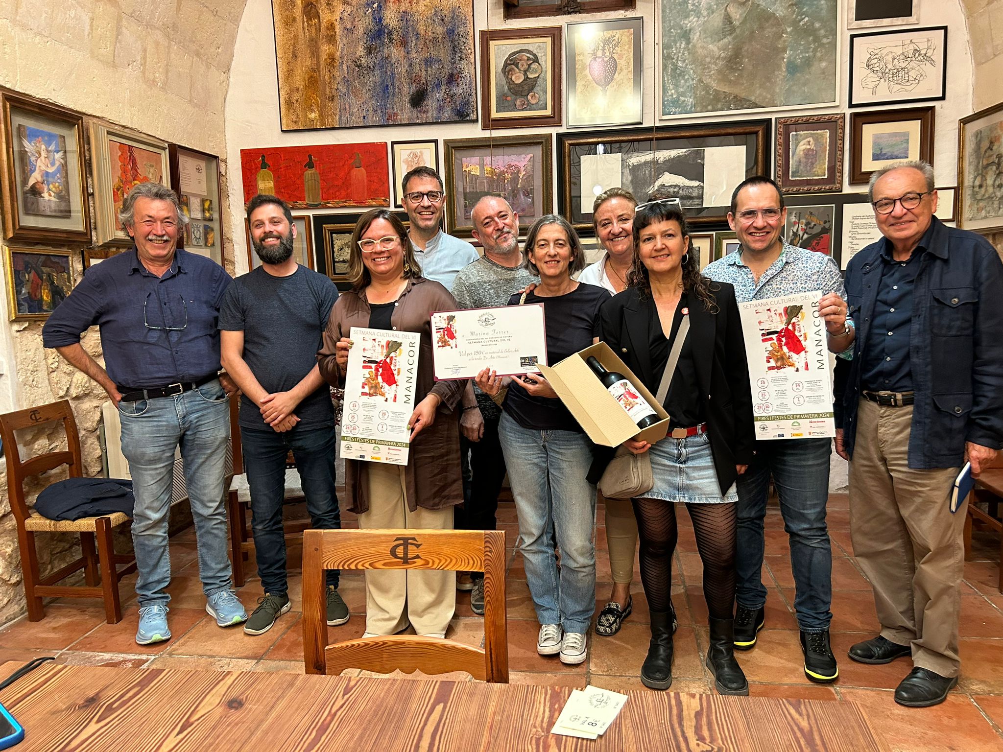 Presentació de la Setmana Cultural del Vi al Molí de Can Roca/Confraria Tastavins de Manacor