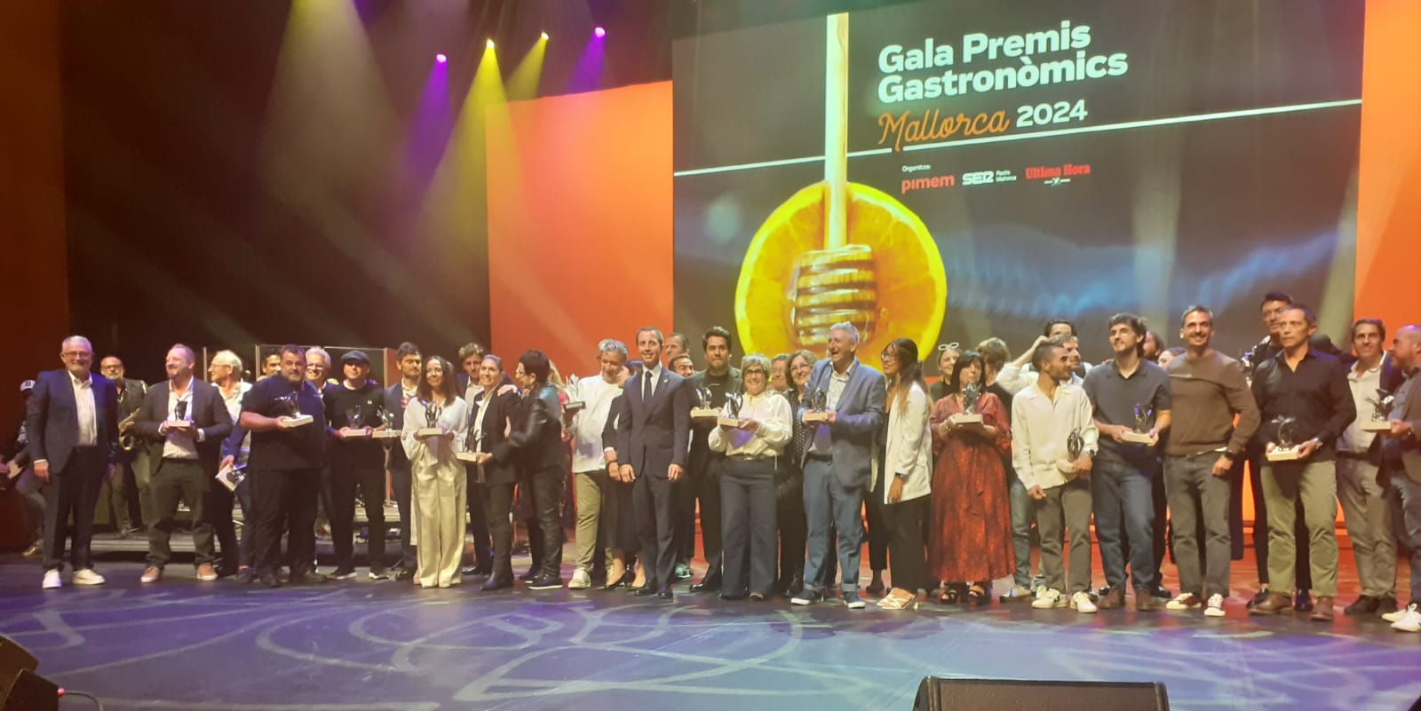 Premiats i patrocinadors a la Gala /PIMEM
