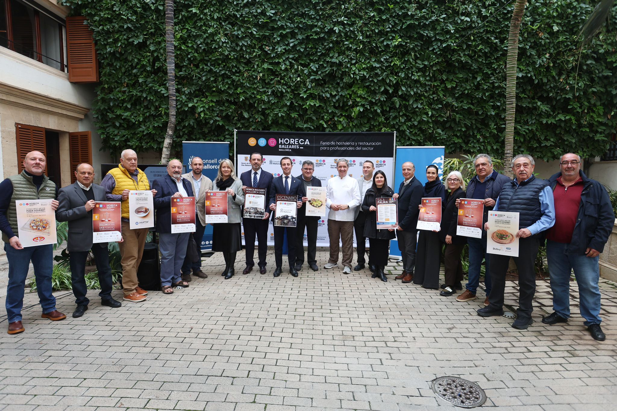 Promotors i organitzadors a la presentació d'aquesta nova edició d'HORECA/Cedida