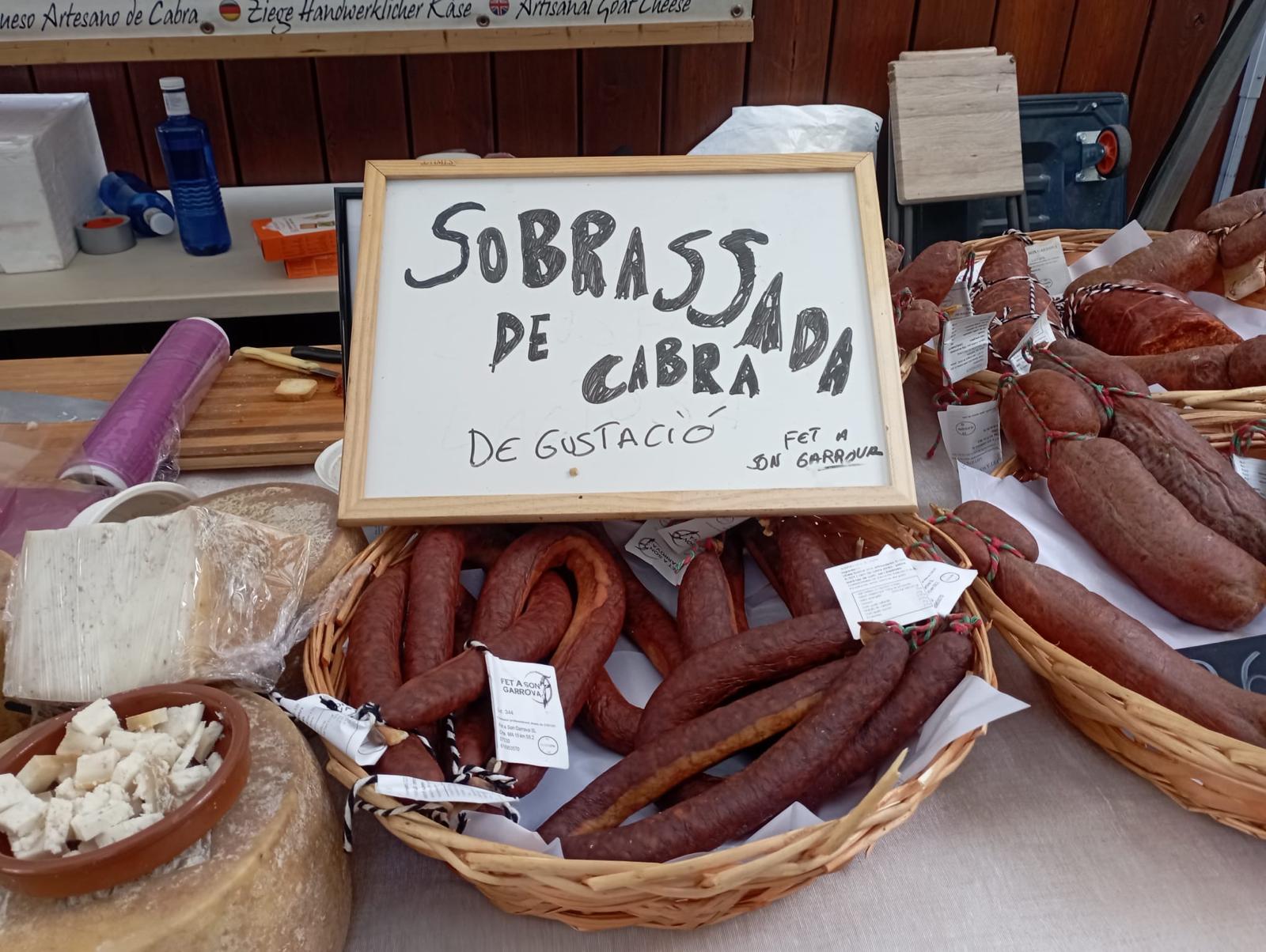 Soler va dur la sobrassada de cabra al Dijous Bo i va fer net/Cedida