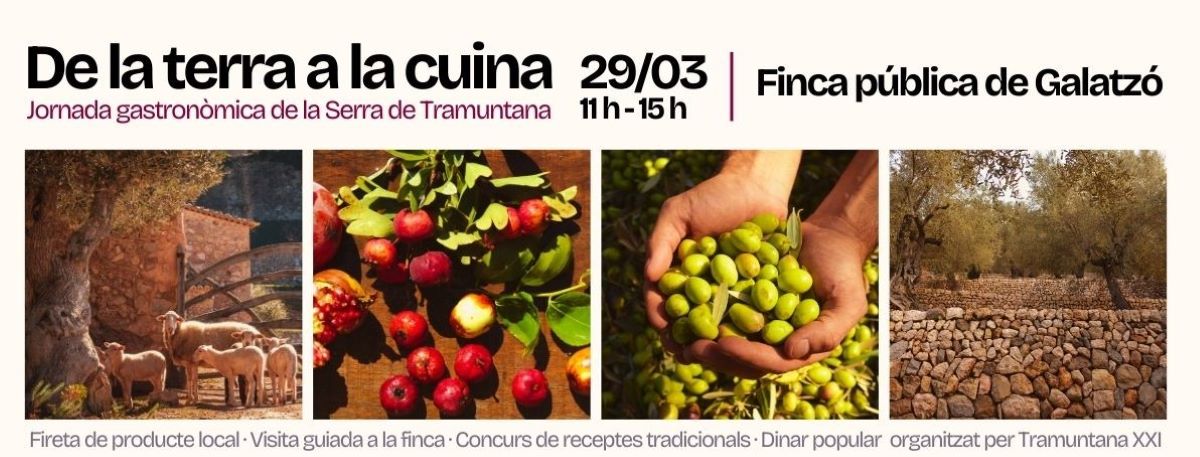 Una jornada per reconnectar amb la tradició gastronòmica de la Serra de Tramuntana de Mallorca/CIM