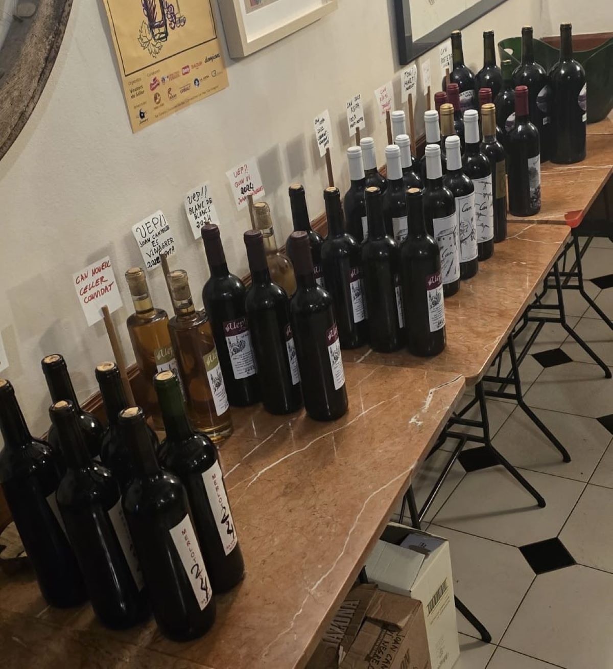 Menys participació però la mateixa passió vinatera, en aquesta edició de la mostra/Cedida