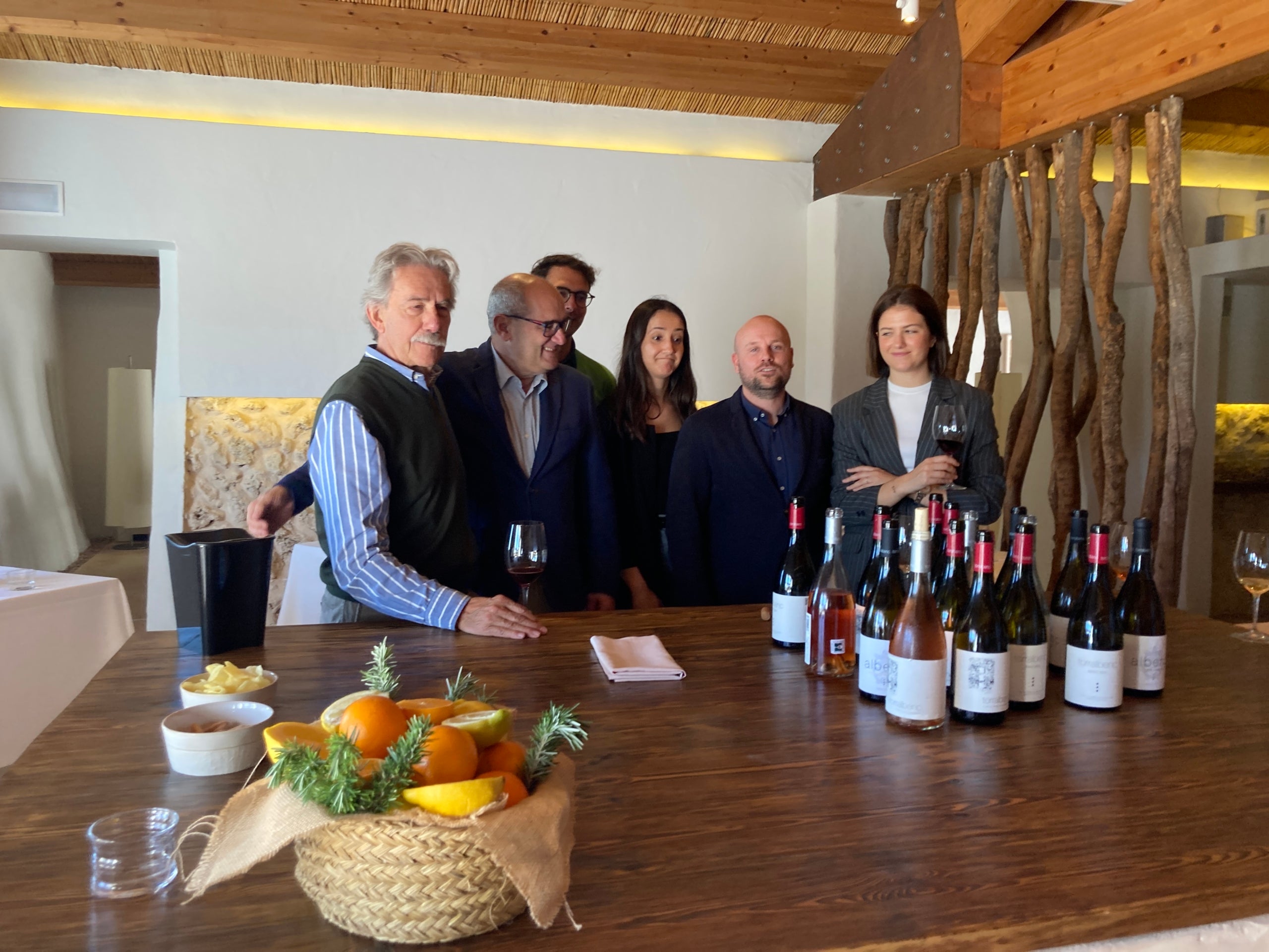 Imatge de la presentació que va fer Torralbenc dels seus nous vins / Cedida