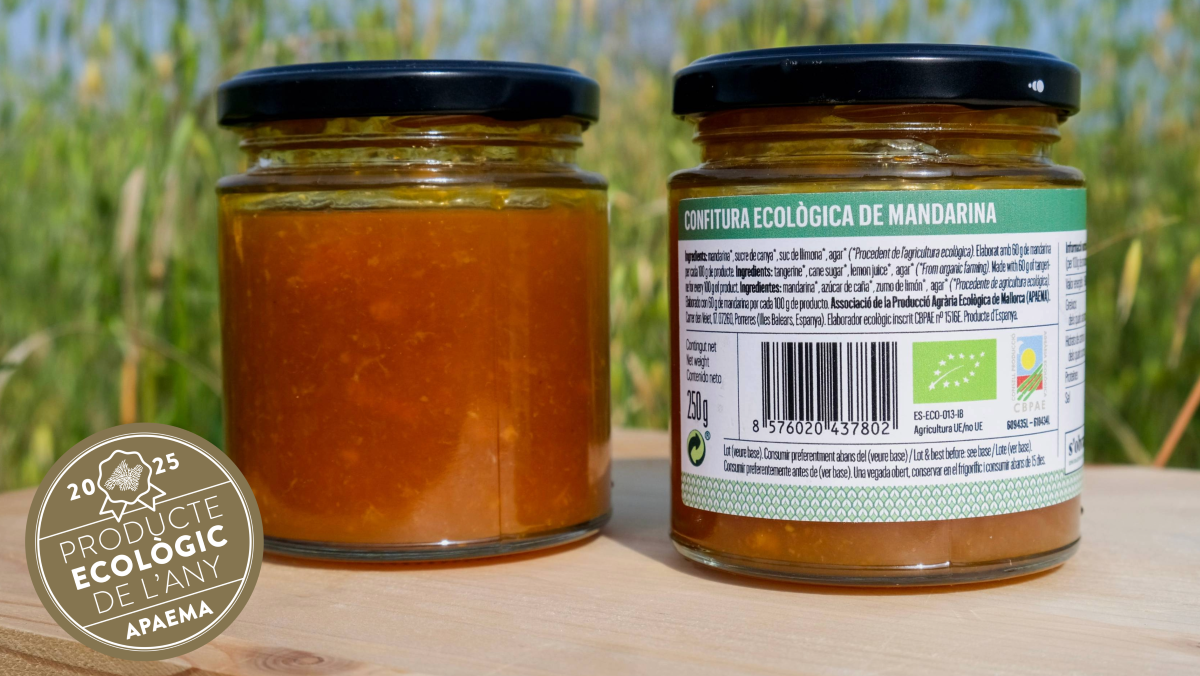 La confitura de mandarina del pagès Toni Feliu ha estat elaborada a S'Obrador d'Apaema/Cedida
