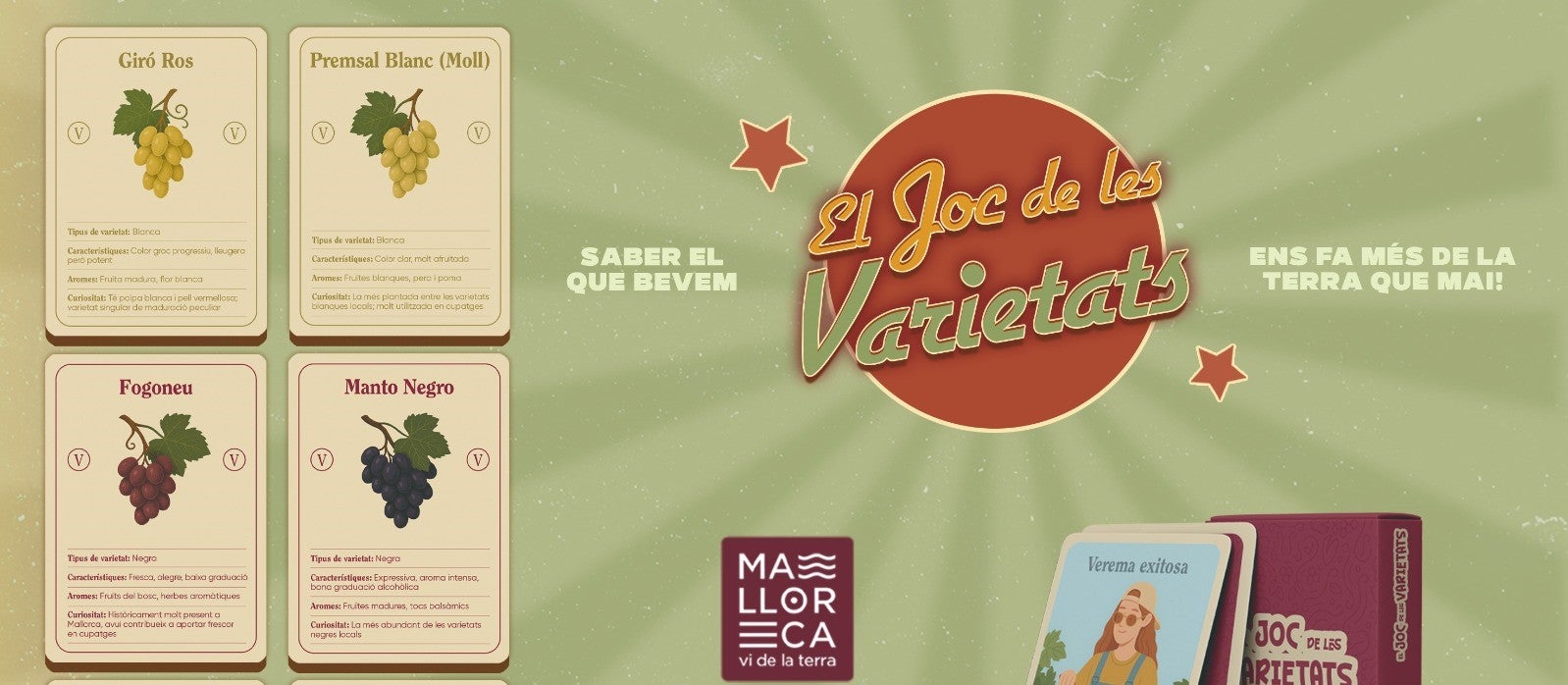 La campanya inclou un vídeo promocional, així com la presència de material divulgatiu a diferents mitjans i xarxes socials per descobrir, jugar i compartir el valor del nostre territori, diuen des de Vi de la Terra Mallorca/VTM