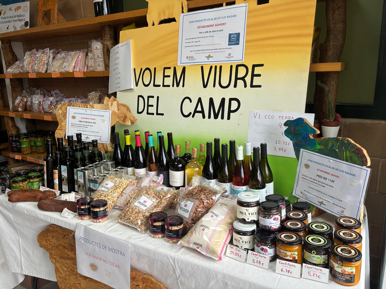 Hi participen 75 productors de Mallorca, 7 de Menorca i 5 d’Eivissa amb una àmplia varietat de productes com fruita i hortalissa, vi, carn i embotits, formatge, lactis i mel, entre d’altres/CAIB