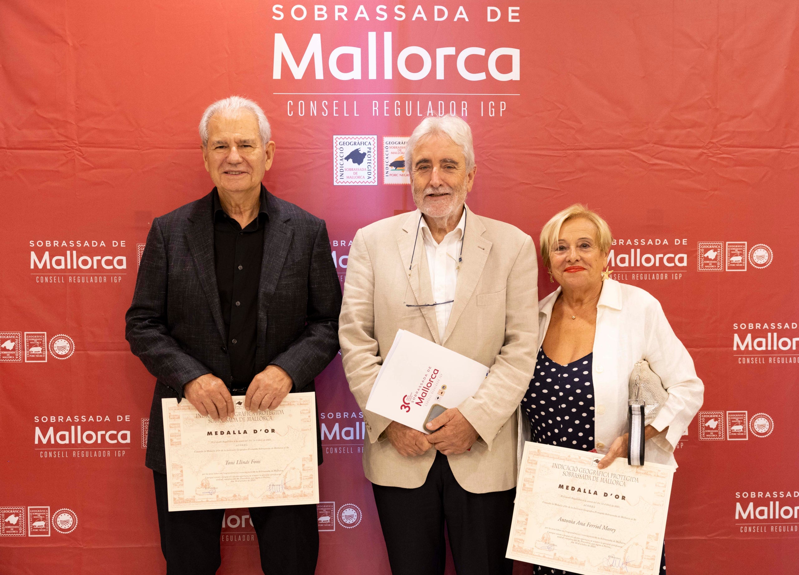 Toni Llinàs i Antònia Aina Ferriol , han vist reconeguda la seva trajectòria professional en el sector/AgènciaCOM