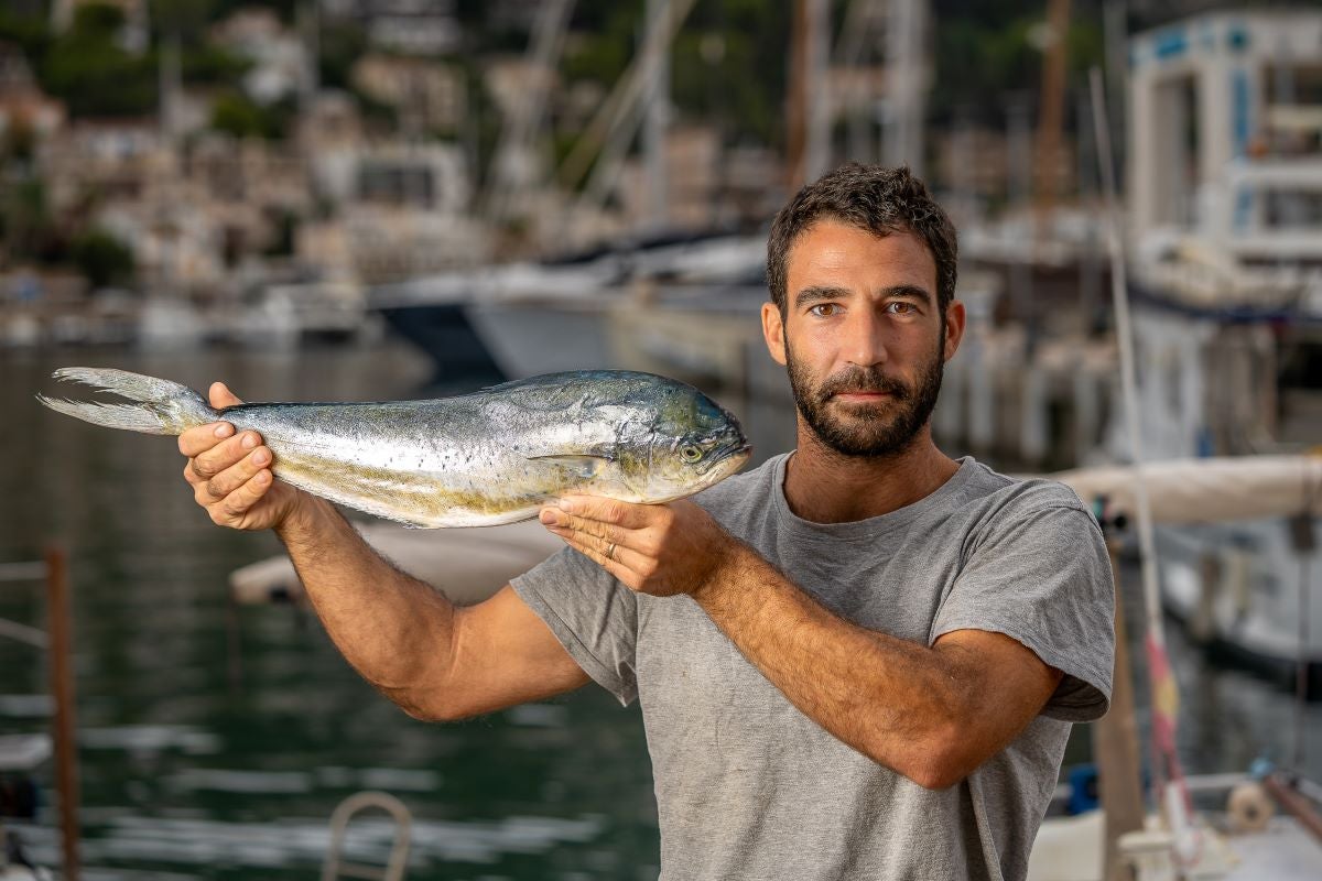 Gori Mayol 'Passador' el pescador que comparteix protagonisme amb la llampuga en aquest projecte/T.S