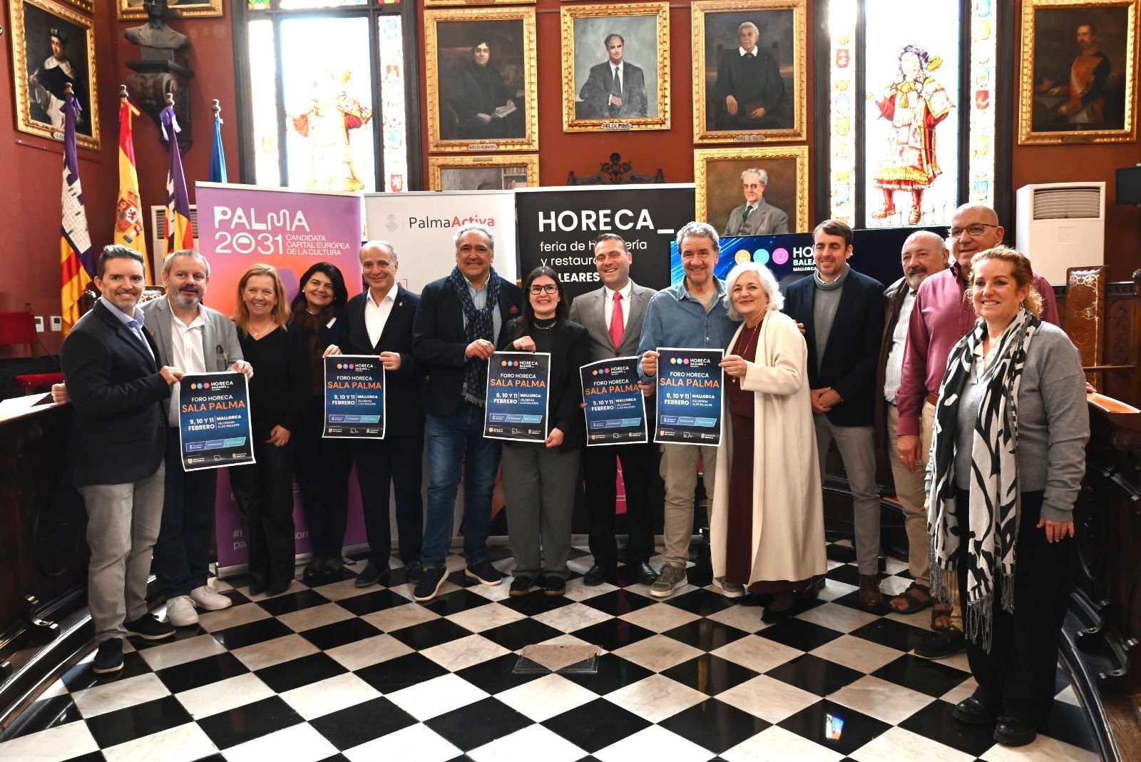 Organitzadors i patrocinadors de la fira HORECA Mallorca i la Sala Palma/AgènciaCom