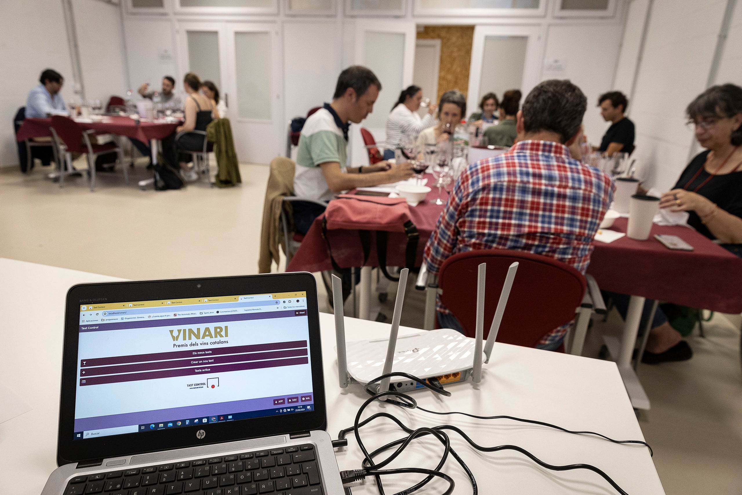 Tast del Jurat dels Premis Vinari, Vilafranca del Penedès/foto: Jordi Play