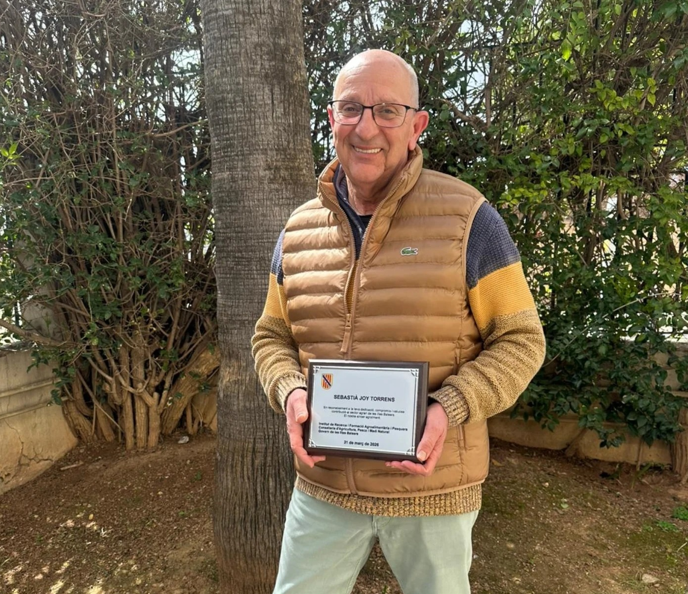 Joy ha vist l'evolució del sector lleter de Mallorca des dels inicis de la dècada dels 80 del segle passat fins ara /CAIB