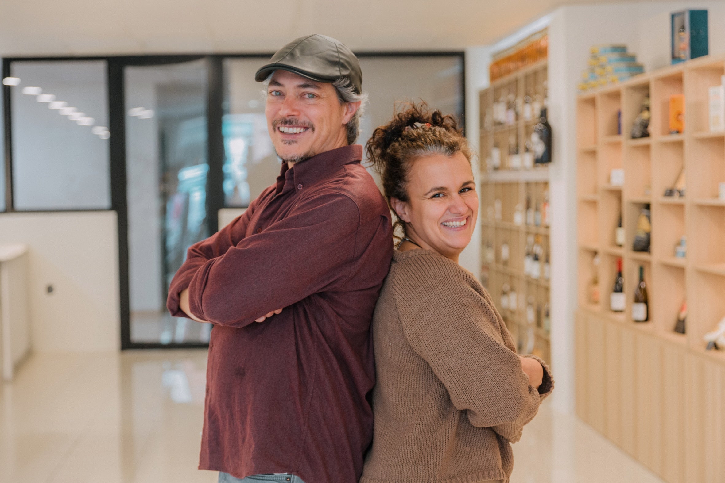Sergio Loris i Sara Sanchís, a la botiga D'Origen de Menorca 